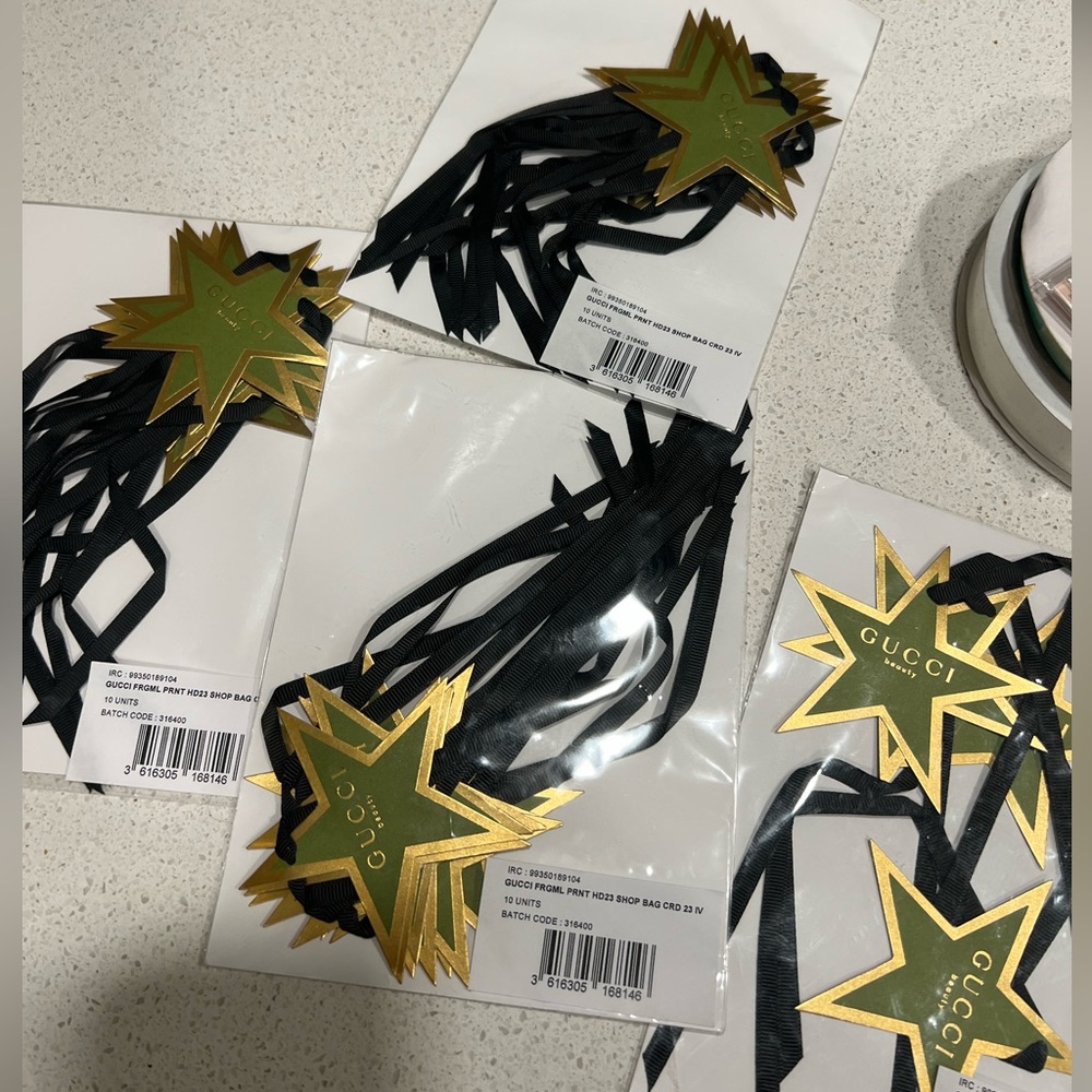 34 pcs GUCCI Star ornaments Christmas Tree Decoration - Picture 4 of 5